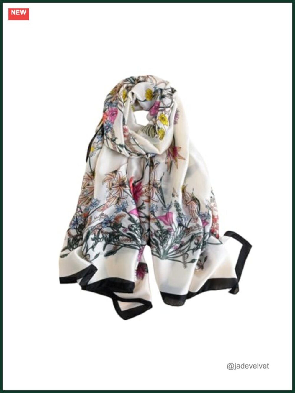 100% Mulberry Silk Scarf Long Lightweight Shawl Wrap